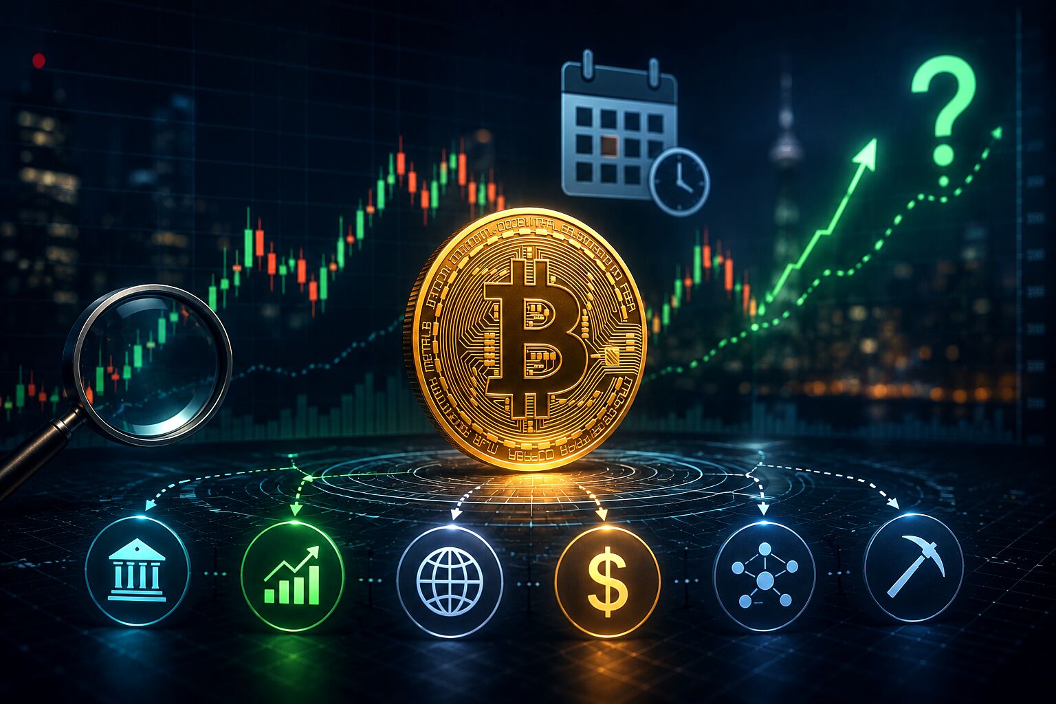 قیمت بیت کوین در یک ماه آینده: چه عواملی را باید زیر نظر داشت؟