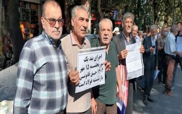 تجمع اعتراضی کارگران ارکان ثالت نفت/ ادامه مانور مافیای کارفرمایی