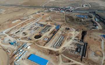 درصد پیشرفت پروژه گندله‌سازی شرکت صبا امید غرب خاورمیانه