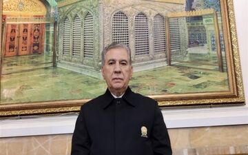 صمد حسن‌زاده خادم‌الرضا شد+عکس