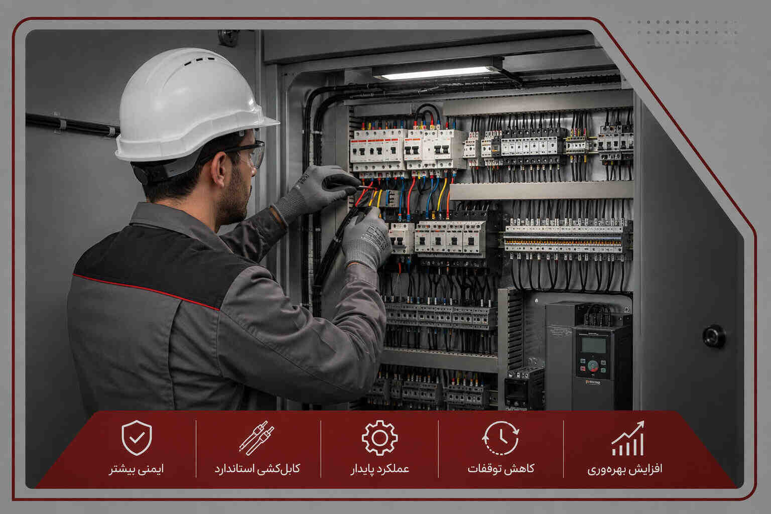 کابل‌کشی صنعتی استاندارد و ماندگار چه ویژگی‌هایی دارد؟